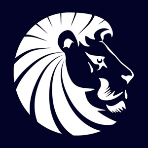 The icon used for the MGF Designer in the shape of a lion's head.